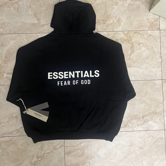 Essentials Men's  Black Hoodie   SIZE XXS-XL - Picture 2 of 4